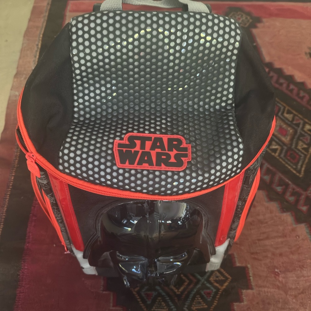 Star Wars Black and Red Backpack with Logo
